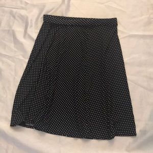 George black dotted skirt